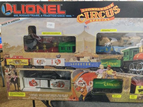 lionel lionelville circus special train set o scale iob
