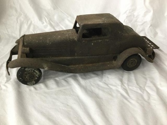 marx 1930's car -battery op lights friction car -asis
