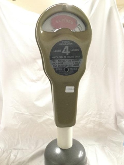 vintage parking meter