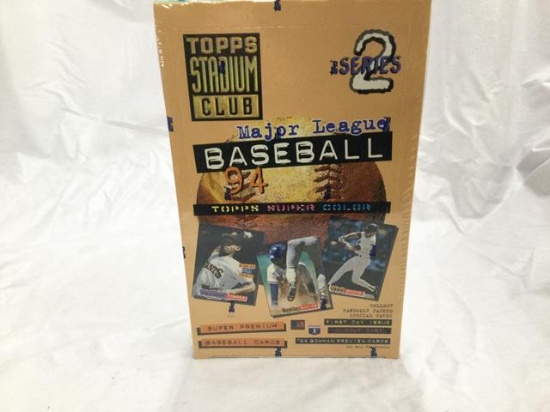 4 sealed boxes baseball cards -92 topps/94 topps/94
