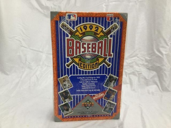 4 sealed boxes 92 upper deck baseball cards