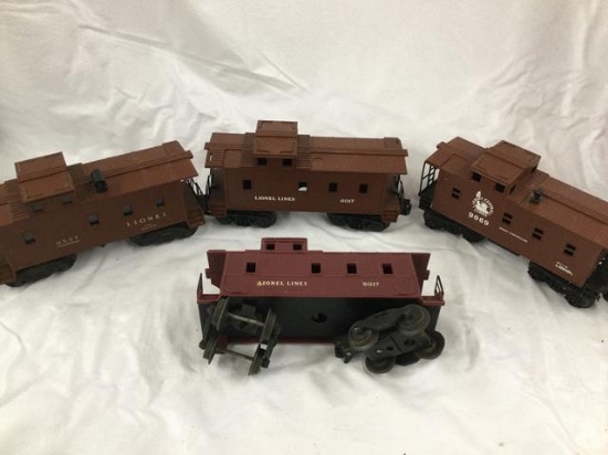 8 lionel cabooses-some as is - all 1$$