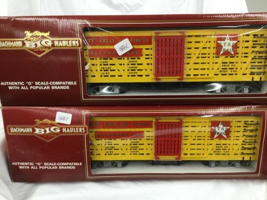 bachmann big hauler #98171 - stock car with elephant iob