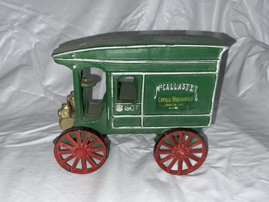 3 modern horse drawn wagons/