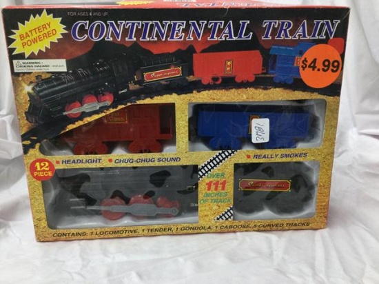 battery op continental train set iob
