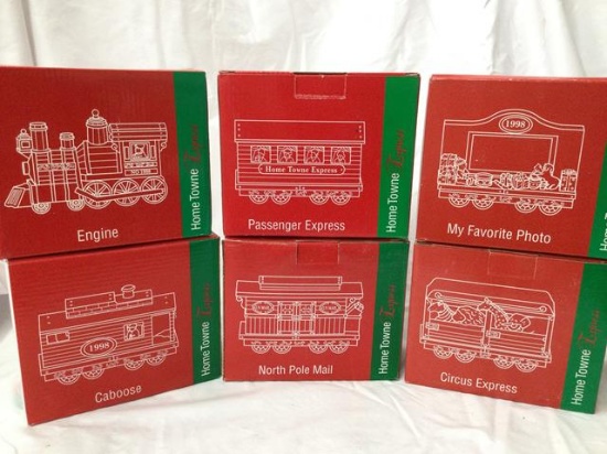 6 pc 1998 jcpenney train set iob - all 1$