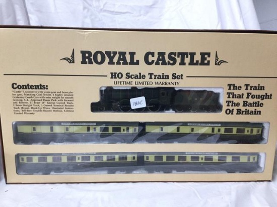 life-like royal castle ho scale train set iob