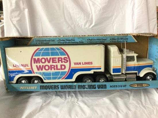 nylint u-haul world wide movers tractor trailer truck -iob-