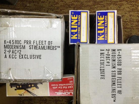 boxlot misc empty k=line and lionel boxes - all 1 $$
