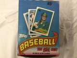 4 sealed boxes 1989 topps baseball cards