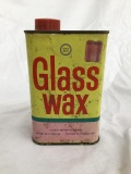 glass wax tin can