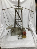 built erector set carnival swings -untested-