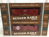 2 Railking o scale cabooses - santa fe & NYC