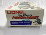 2 lionel mickey mouse express cars in original box