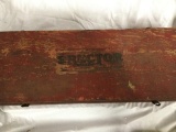 erector set in wooden box