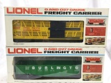 4 lionel train cars #9140/9407/9038/9355 D&H caboose