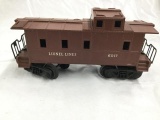 lionel #6017 caboose and #252 crossing gate in boxes