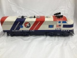 2 tin litho train engines - both