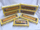 10 pc life-like train cars in original boxes