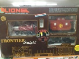 lionel g scale frontier freight train set iob