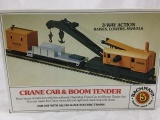 bachmann crane car boom tender iob ho scale