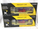 6 k-line circus  train cars iob #5301/69002/69003/69002/