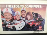 large framed poster The Legend Continues - sam bass
