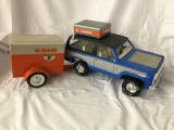 Nylint ford bronco with U-haul top rack & tag along