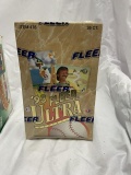 2 boxes sealed baseball cards--1990 topps/1993 fleer