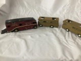 10 vtg metal toy cars - 1 hubley/2 dinky toys, etc