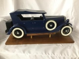 nice carved WOOD hand made 1930 packard model on