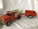 hubley farm truck with tag along trailer -both 1 $$