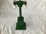 o scale train street light & metal cannon - both 1 $$