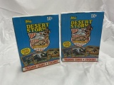 5 boxes desert storm  trading cards-sealed
