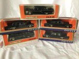 5 european diecast cars in original boxes all 1 $$