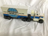 2 clover toys U-haul van lines tractor trailer trucks both 1$