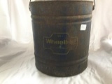 wheeling corrugating co 5 gal oil can