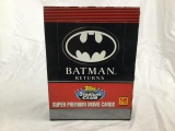 2 boxes collectible trading cards - topps batman returns/