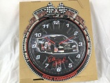 dale earnhardt battery op clock in original box