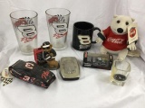 boxplot with nascar tumblers/mug and other nascar
