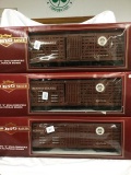 bachmann big hauler #98114 - prr stock car -iob-each x3