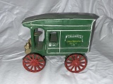 3 modern horse drawn wagons/