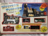 western express 33 pc playset/train set iob