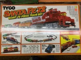 tyco santa fe 72 pc playset/ train set - iob