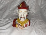 3 modern cast iron banks-- 2 mechanical/trick dog/clown