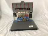 hot wheels snap-on service station & wrench diorama - both