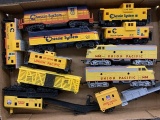 11 pieces HO scale train cars Chessie System & Union
