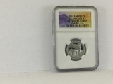 2010 S Silver 25c, Yellowstone N.P. PF 70 Ultra Cameo, NGC