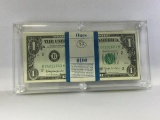 92 PC Lot, 1963 $1 Bills consecutive serial #s