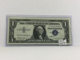2- 1957 Series B Silver Certificates consecutive notes AU X2